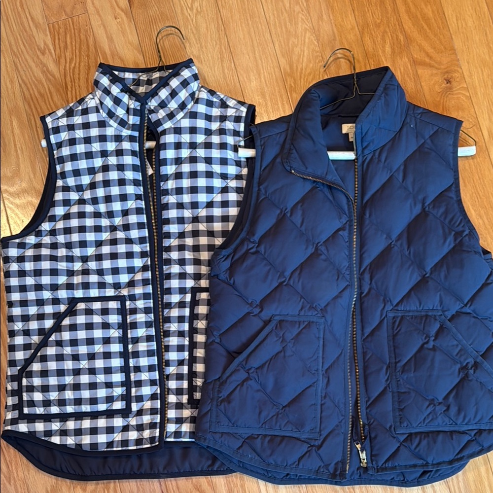 Reversible Blue and Checkered Kids Vest